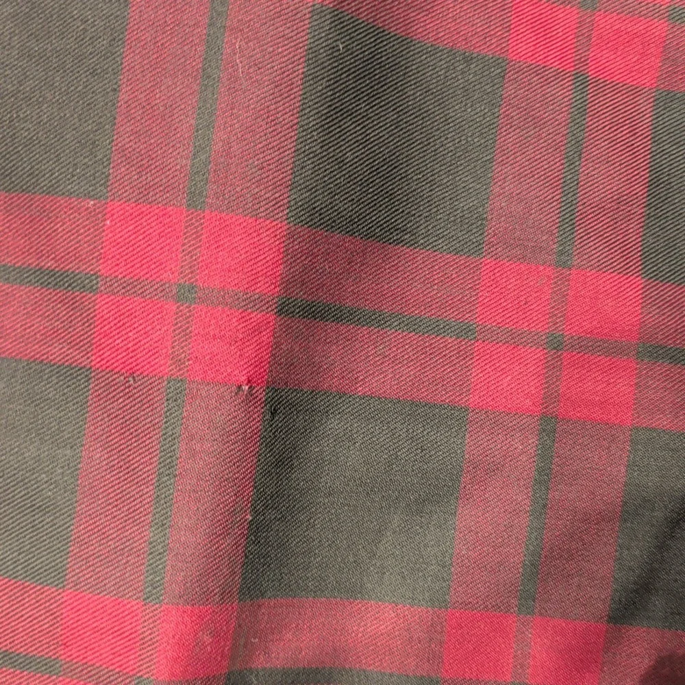 Vintage TWA Airlines Garment Bag Red Black Plaid Suiter Travel Luggage Logo